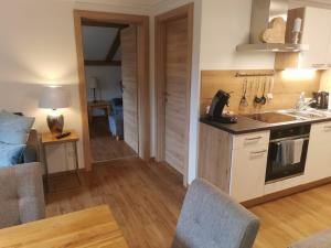 Kuchyňa alebo kuchynka v ubytovaní Apartmenthaus WALDHORN