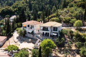 an aerial view of a house at Casa De Blue in Kariá