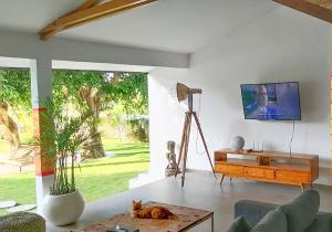Μια τηλεόραση ή/και κέντρο ψυχαγωγίας στο Villa Panorama