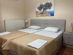 Postel nebo postele na pokoji v ubytování Hotel Medousa