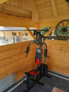 Posilňovňa alebo fitness centrum v ubytovaní Willa Górskie Tarasy