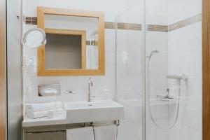Koupelna v ubytování Hotel Tauernhof