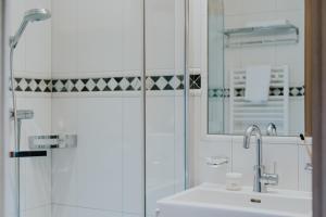 Koupelna v ubytování Hotel Tauernhof