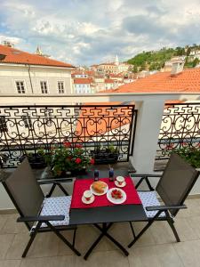 Balkón nebo terasa v ubytování Apartments Igor