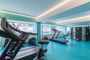 Fitness centrum a/nebo fitness zařízení v ubytování Thon Hotel Brussels City Centre