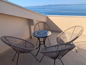 Balkón nebo terasa v ubytování Apartments Nevenka i Josko