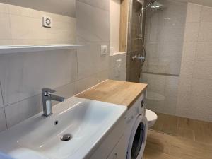 Koupelna v ubytování Apartments Nevenka i Josko