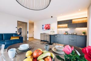 Η κουζίνα ή μικρή κουζίνα στο La Rosea - Fine Living Apartments