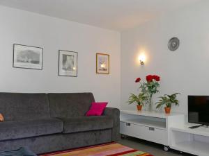 TV a/nebo společenská místnost v ubytování Apartment Zanfleuron A1 by Interhome