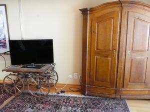 TV a/nebo společenská místnost v ubytování Apartment St- Martin-3 by Interhome