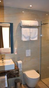 Koupelna v ubytování Giulia Albérgo Hotel