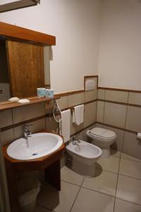 Phòng tắm tại Hotel Nicolaj