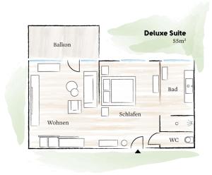 Majutuskoha zelloon boutique hotel korruse plaan
