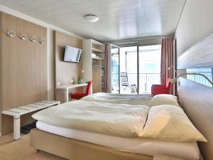 Voodi või voodid majutusasutuse Hotel Stella SA toas