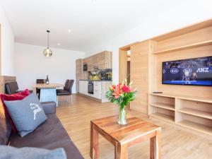 TV a/nebo společenská místnost v ubytování Apartment Zeller See by Interhome