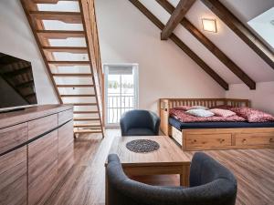 Postel nebo postele na pokoji v ubytování Apartment Na Pomezkách by Interhome