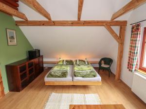 Postel nebo postele na pokoji v ubytování Apartment U splavu 6 by Interhome