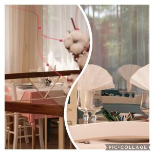 チェゼナーティコにあるHotel Rugantinoの食堂写真