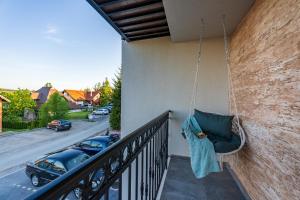 Balkón nebo terasa v ubytování Grof Zlatibor
