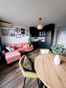 A seating area at Nessebar Fort Club - Prestige Apartments