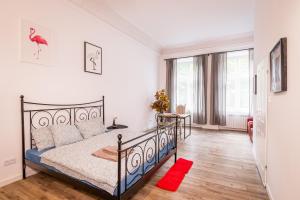 Posteľ alebo postele v izbe v ubytovaní Apart 3b