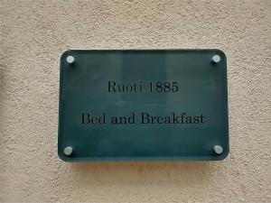 Certifikát, hodnocení, plakát nebo jiný dokument vystavený v ubytování Ruoti 1885