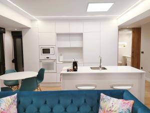 A kitchen or kitchenette at OVIEDO CENTRO SANTA CLARA PISO DE LUJO
