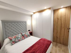 A bed or beds in a room at OVIEDO CENTRO SANTA CLARA PISO DE LUJO