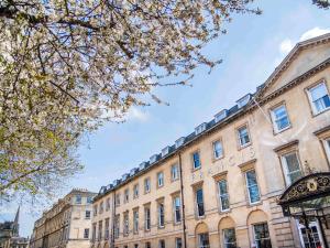 a large building with the words lancelots on it at Francis Hotel Bath in Bath