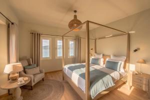 Boutique hôtel Château Rouher客房内的一张或多张床位