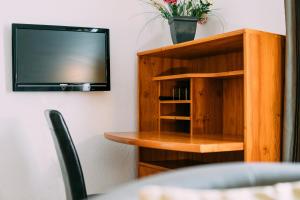 TV a/nebo společenská místnost v ubytování Hotel Brandaris