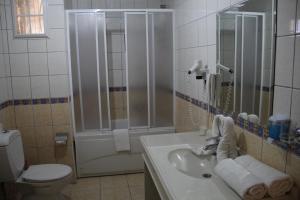 Koupelna v ubytování Side Yeşilöz Hotel