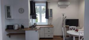 Kuchyň nebo kuchyňský kout v ubytování Ubytování v soukromí - Apartmán MERAN