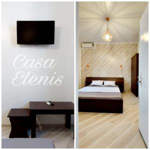 Postel nebo postele na pokoji v ubytování Casa ELENIS