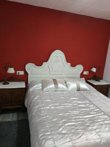 Llit o llits en una habitació de Apartamento Laxe con vistas al mar