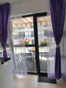 Kuchyň nebo kuchyňský kout v ubytování Apartament Razvan