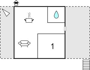 Plán poschodí v ubytovaní Apartmani Štampar
