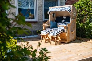 Κήπος έξω από το Ferienwohnung Ententeich