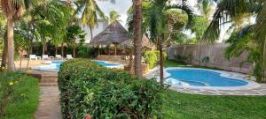 Piscina de la sau aproape de Villa Mela, Malindi