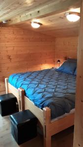 Postel nebo postele na pokoji v ubytování Tschurtschenthaler Lodge