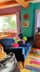 Posezení v ubytování Tschurtschenthaler Lodge