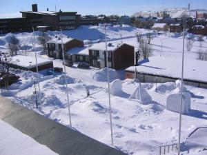 STF Malmfältens Folkhögskola v zimě