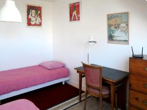 Posteľ alebo postele v izbe v ubytovaní Les Abeilles