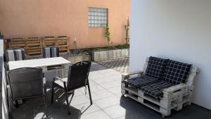 Posezení v ubytování Ferienapartment Seemöwe im Haus "Baltic See"