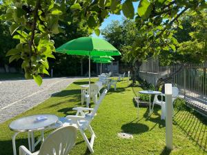 Zahrada ubytování B&B Oasi Vetoio
