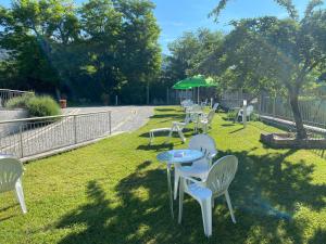 Zahrada ubytování B&B Oasi Vetoio