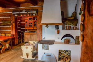Kuchnia lub aneks kuchenny w obiekcie Karczma Regionalna Hotel GOŚCINNA CHATA