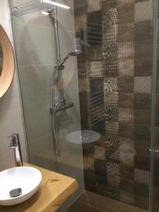 Koupelna v ubytování CAVALIERE suite & rooms