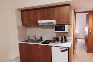 A cozinha ou kitchenette de Sea N Lake View Hotel Apartments