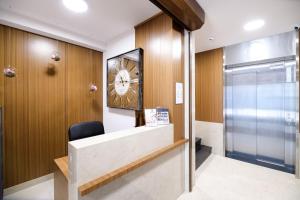Łóżko lub łóżka w pokoju w obiekcie Aparthotel Inspire Miodova Residence